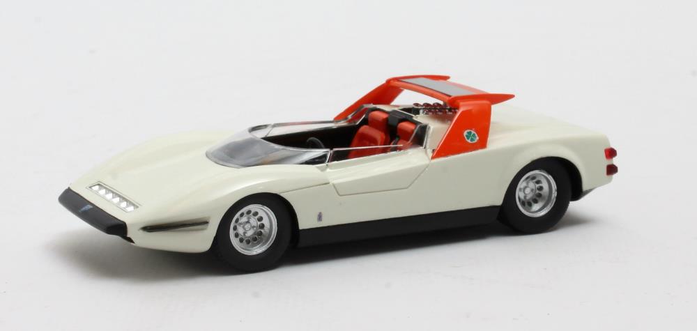 Alfa Romeo 33 Roadster 1968 Wit - 1:43